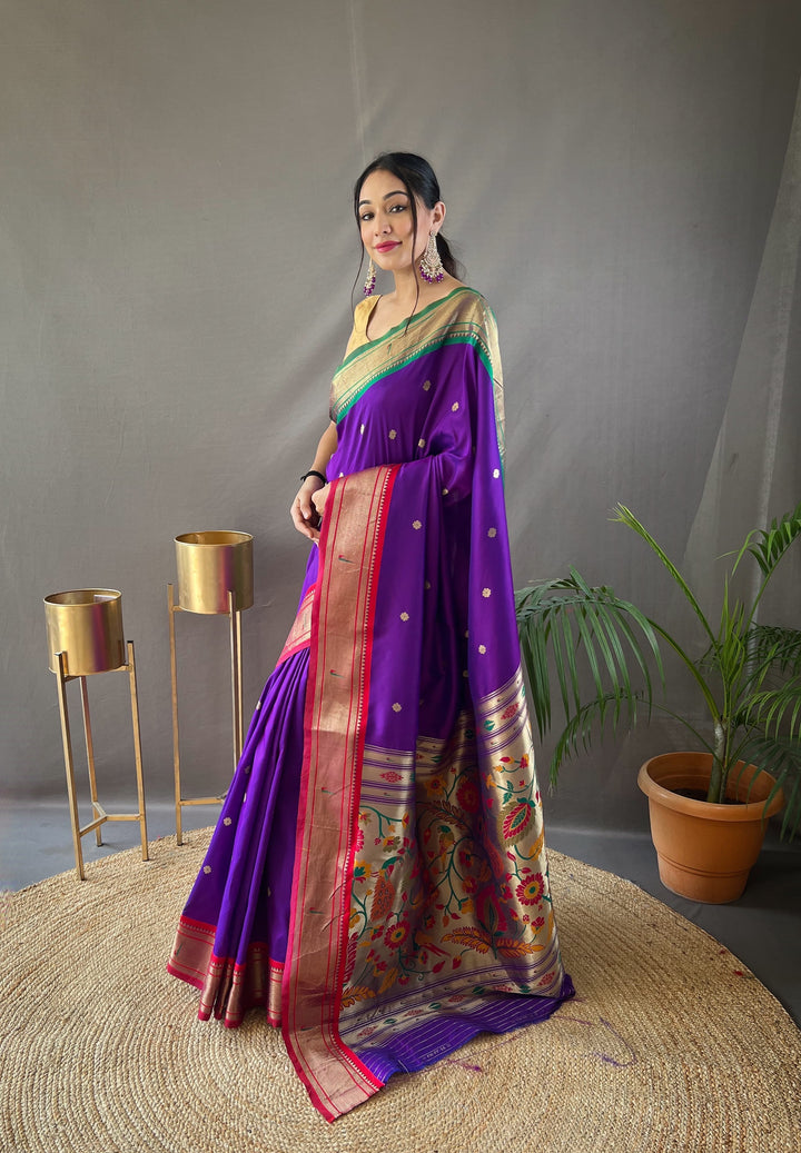 Loving With Passion Paithani Silk Saree