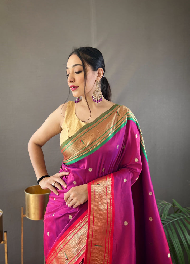 Loving With Passion Paithani Silk Saree