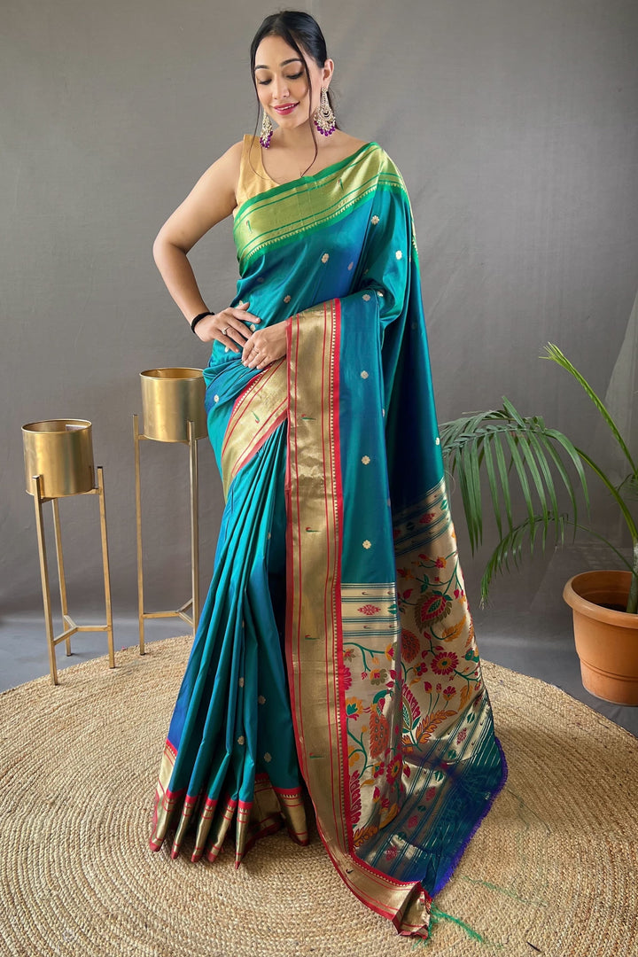 Loving With Passion Paithani Silk Saree