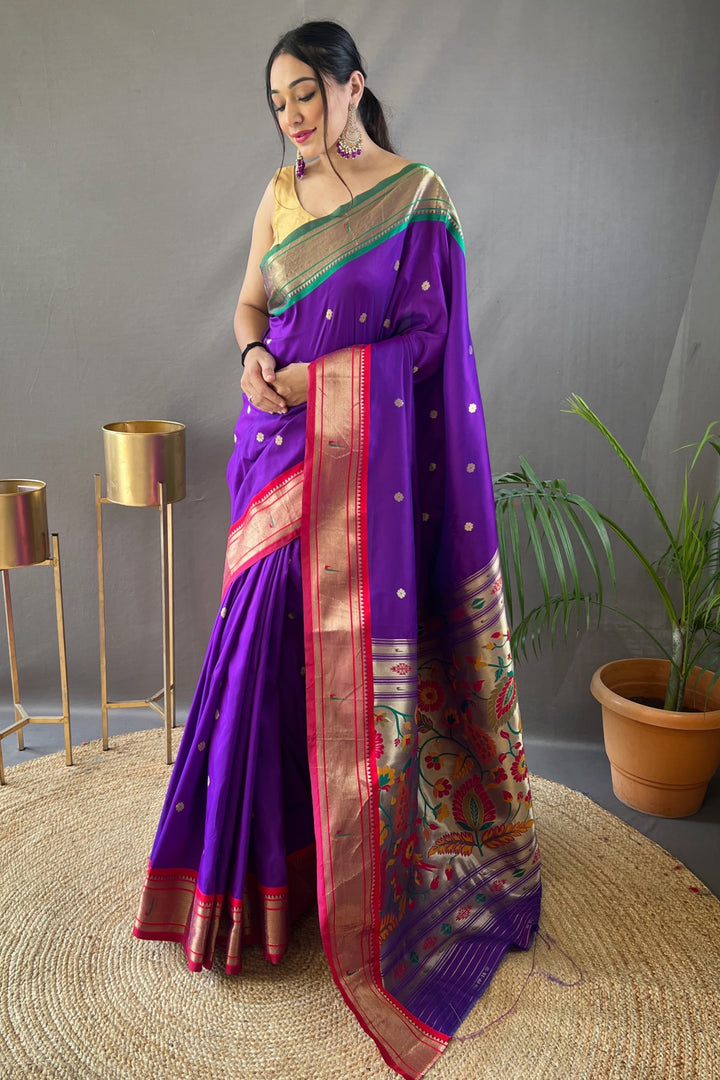 Loving With Passion Paithani Silk Saree