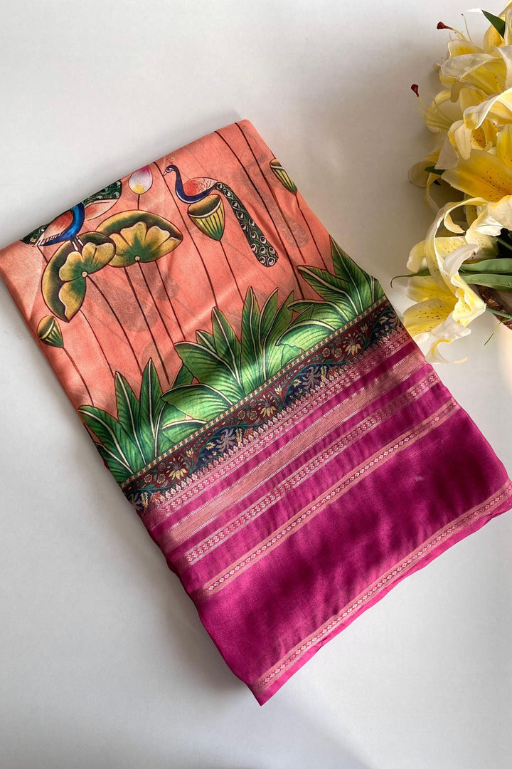 Collection Of Beautiful Days Crepe Chiffon Saree