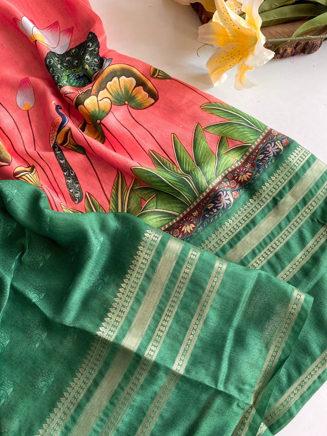 Collection Of Beautiful Days Crepe Chiffon Saree