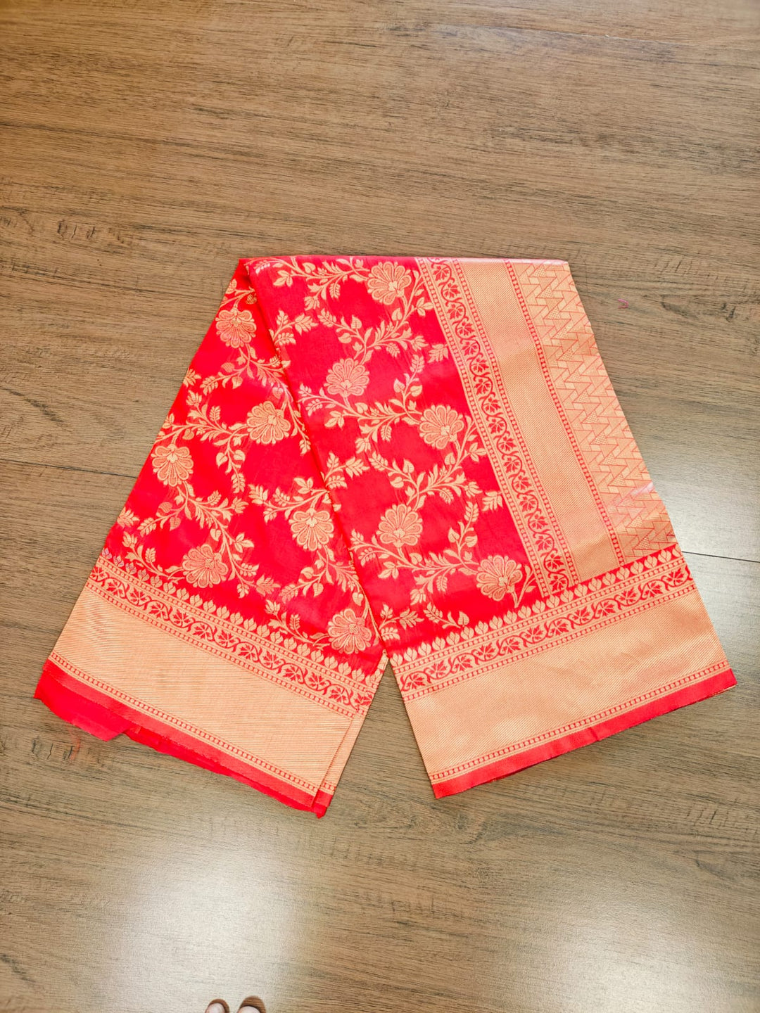 Red Earth Fancy Silk Saree