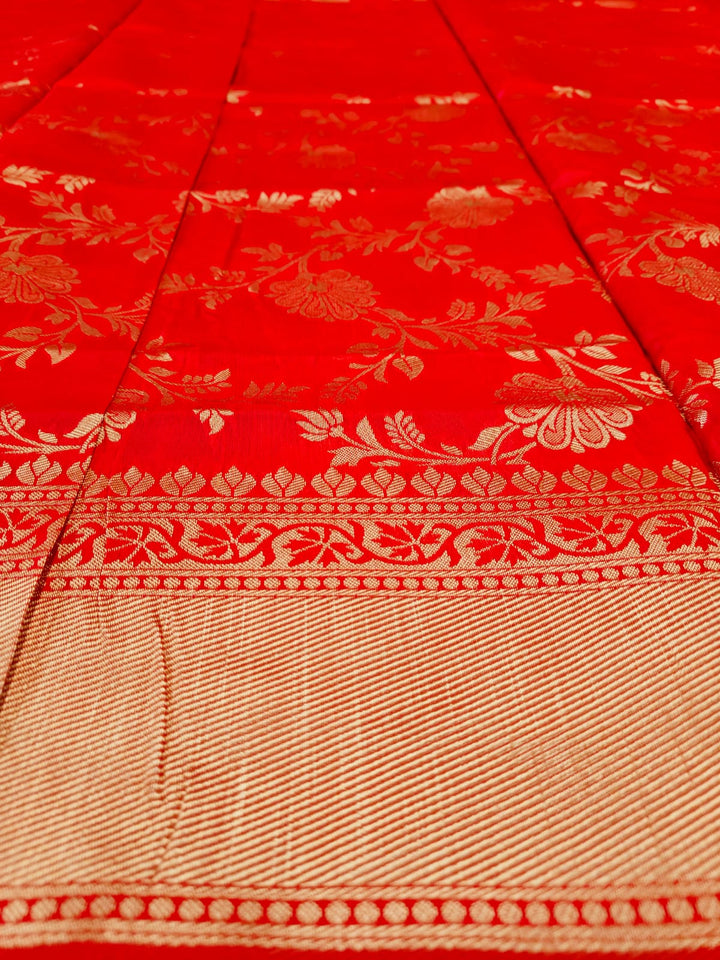 Red Earth Fancy Silk Saree