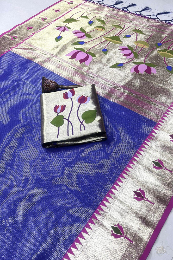 Joy In The Journey Kanjivarum Paithani Silk Saree