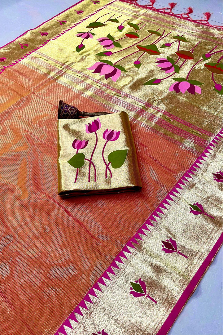 Joy In The Journey Kanjivarum Paithani Silk Saree