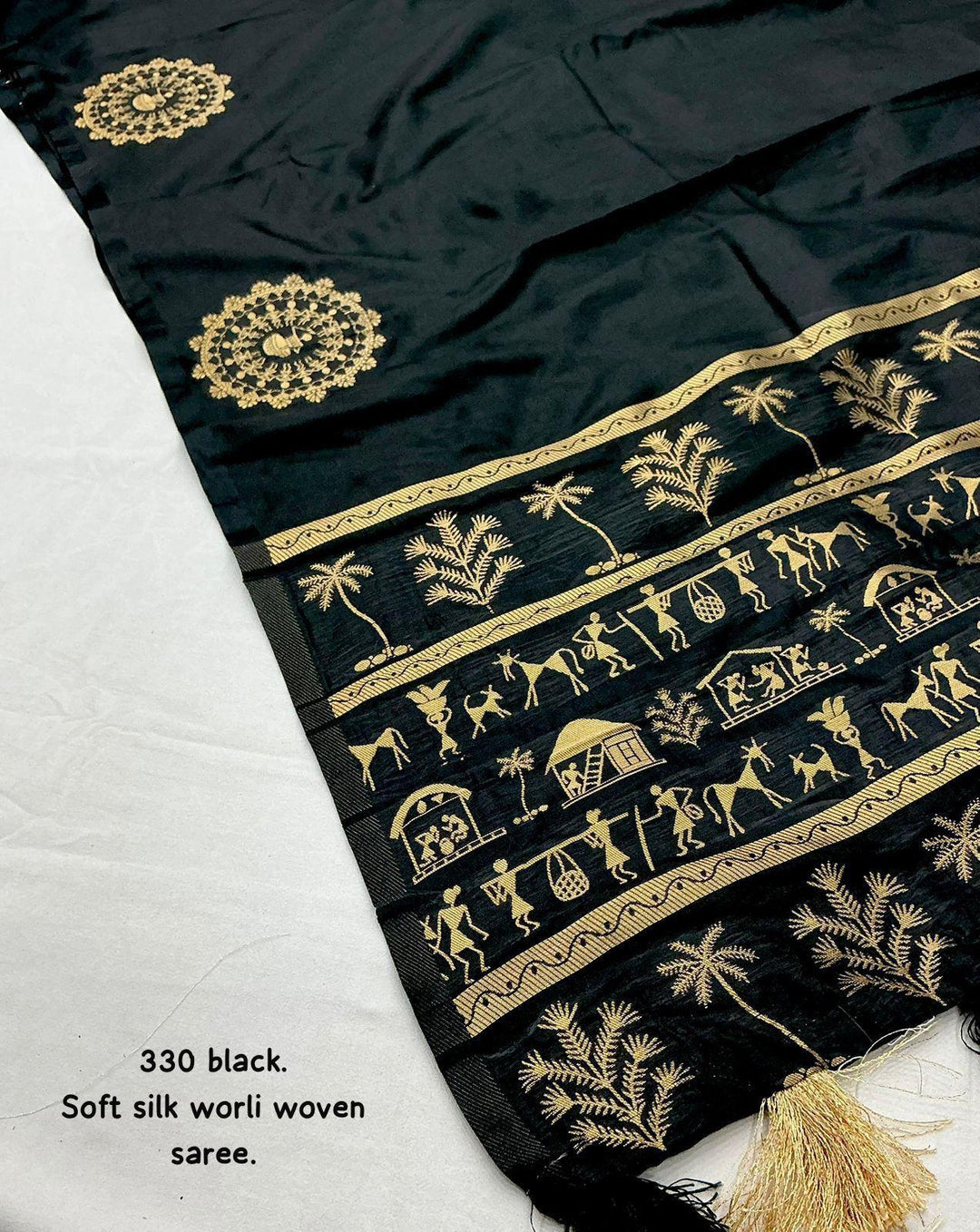 Grace and Glimmer Fancy Silk Saree