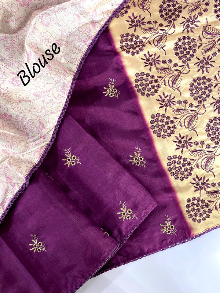 Diamond Dew Tussar Silk Saree