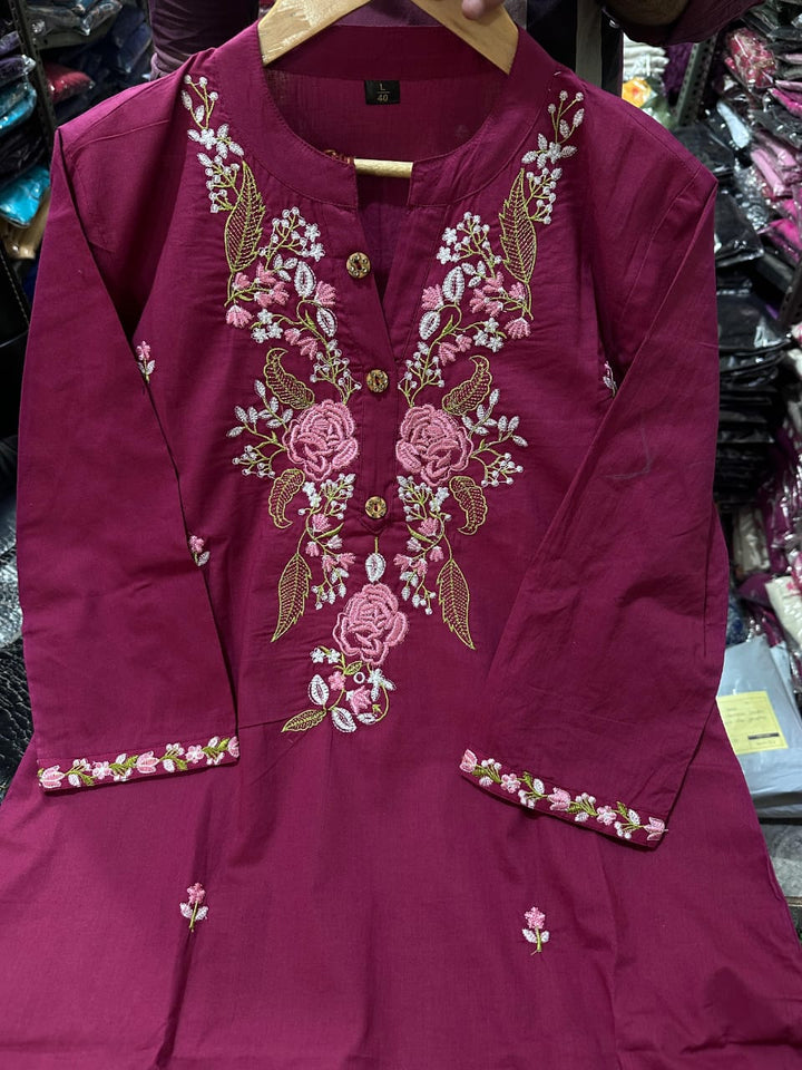 In Color Joy Cotton Kurti Set