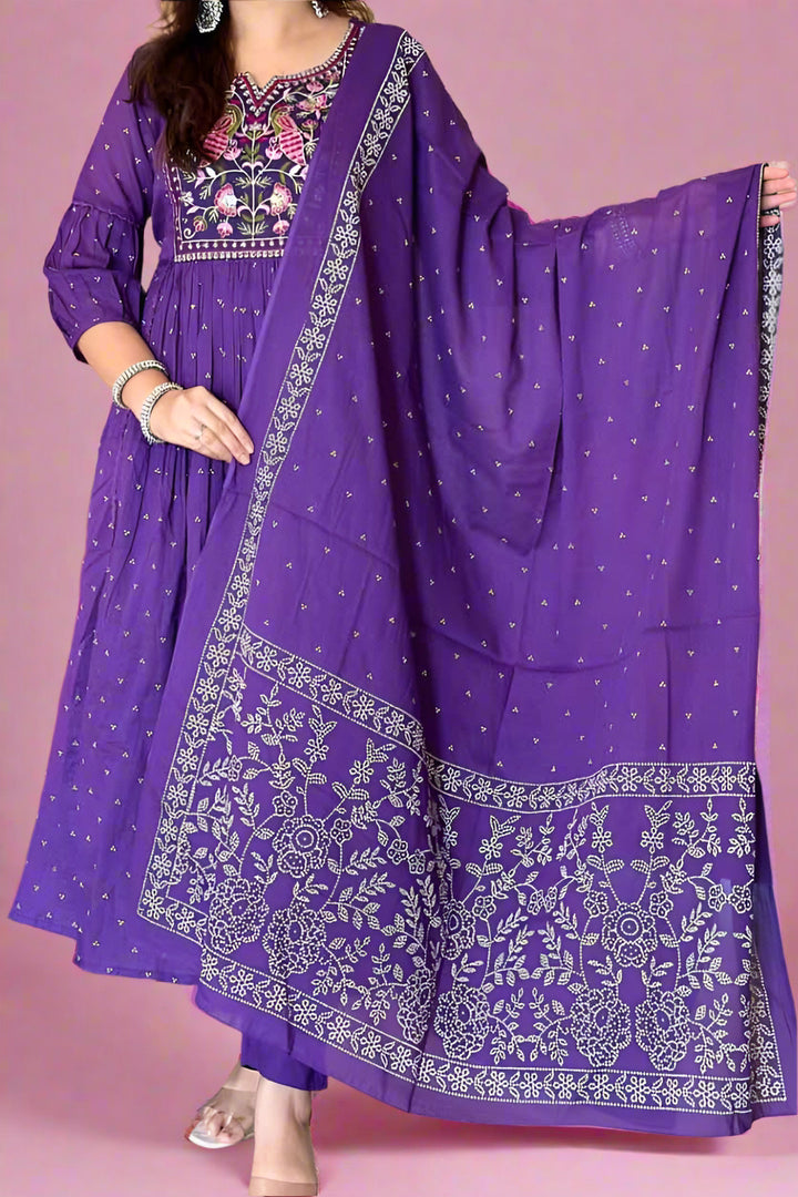 Reliving Moments Cotton Kurti Set