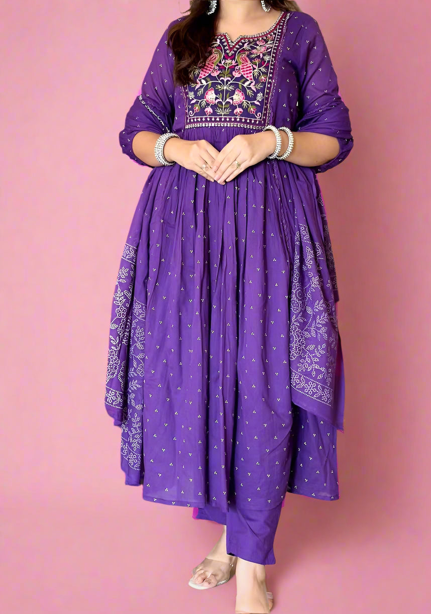 Reliving Moments Cotton Kurti Set