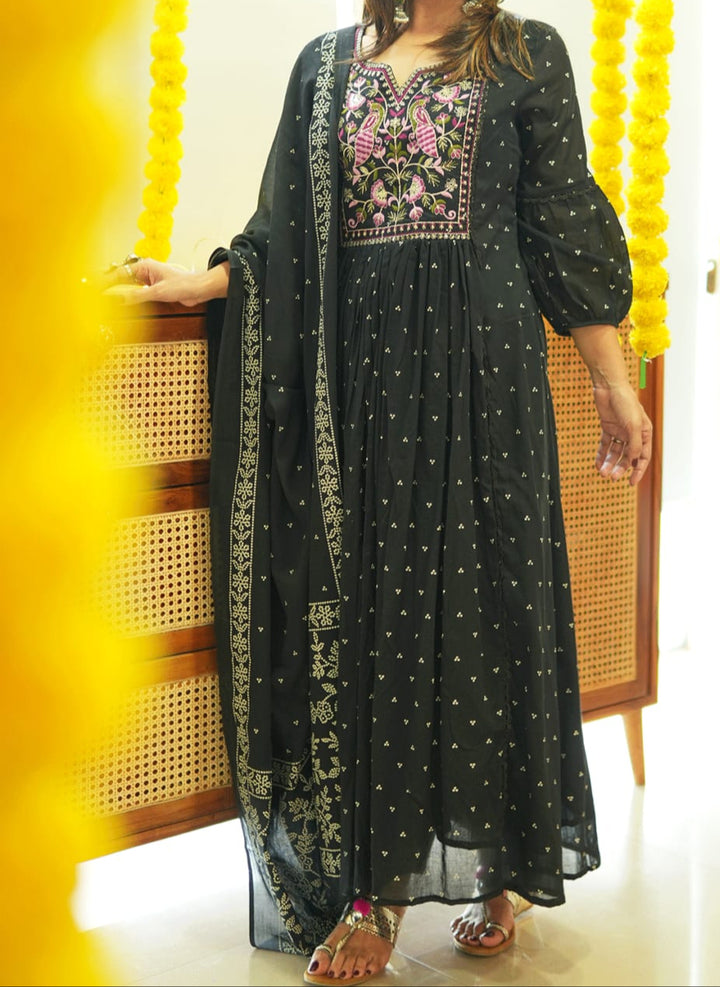 Reliving Moments Cotton Kurti Set