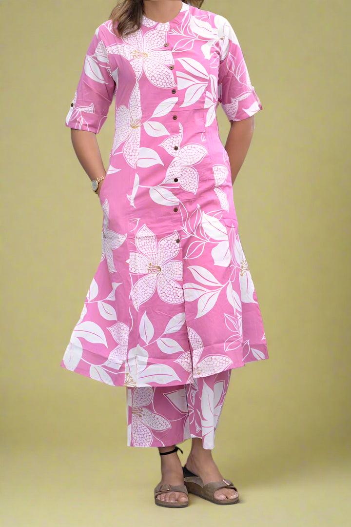 Loving The View Cotton Kurti Set