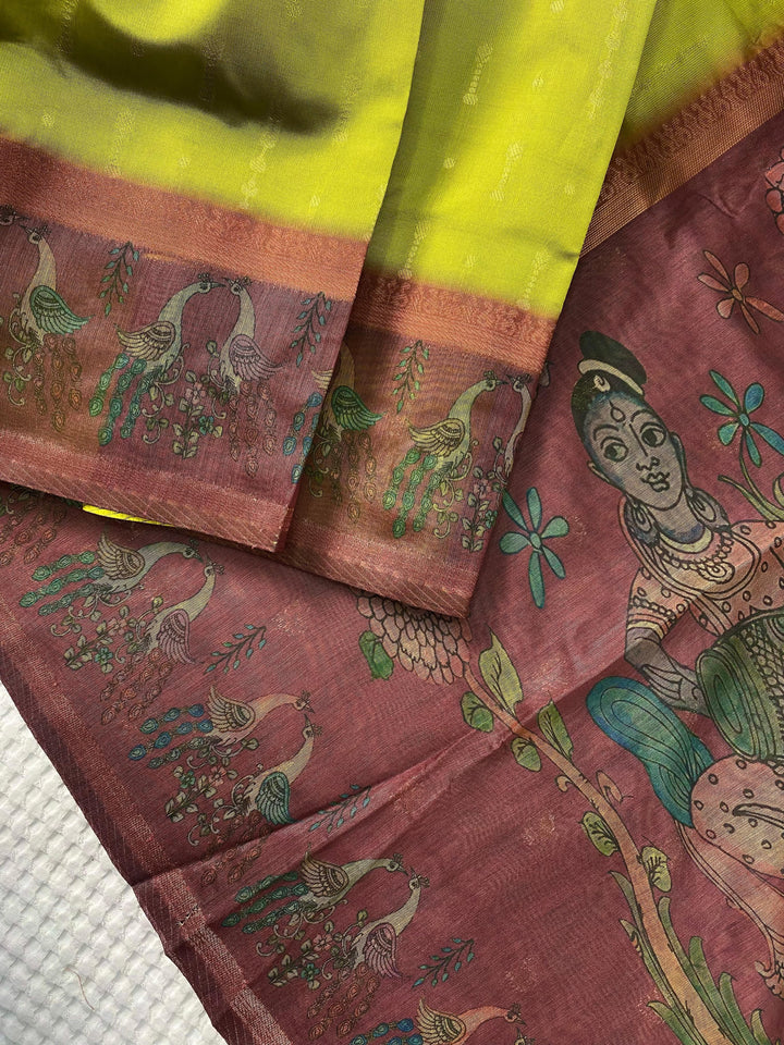 A River’s Path Chanderi Silk Saree