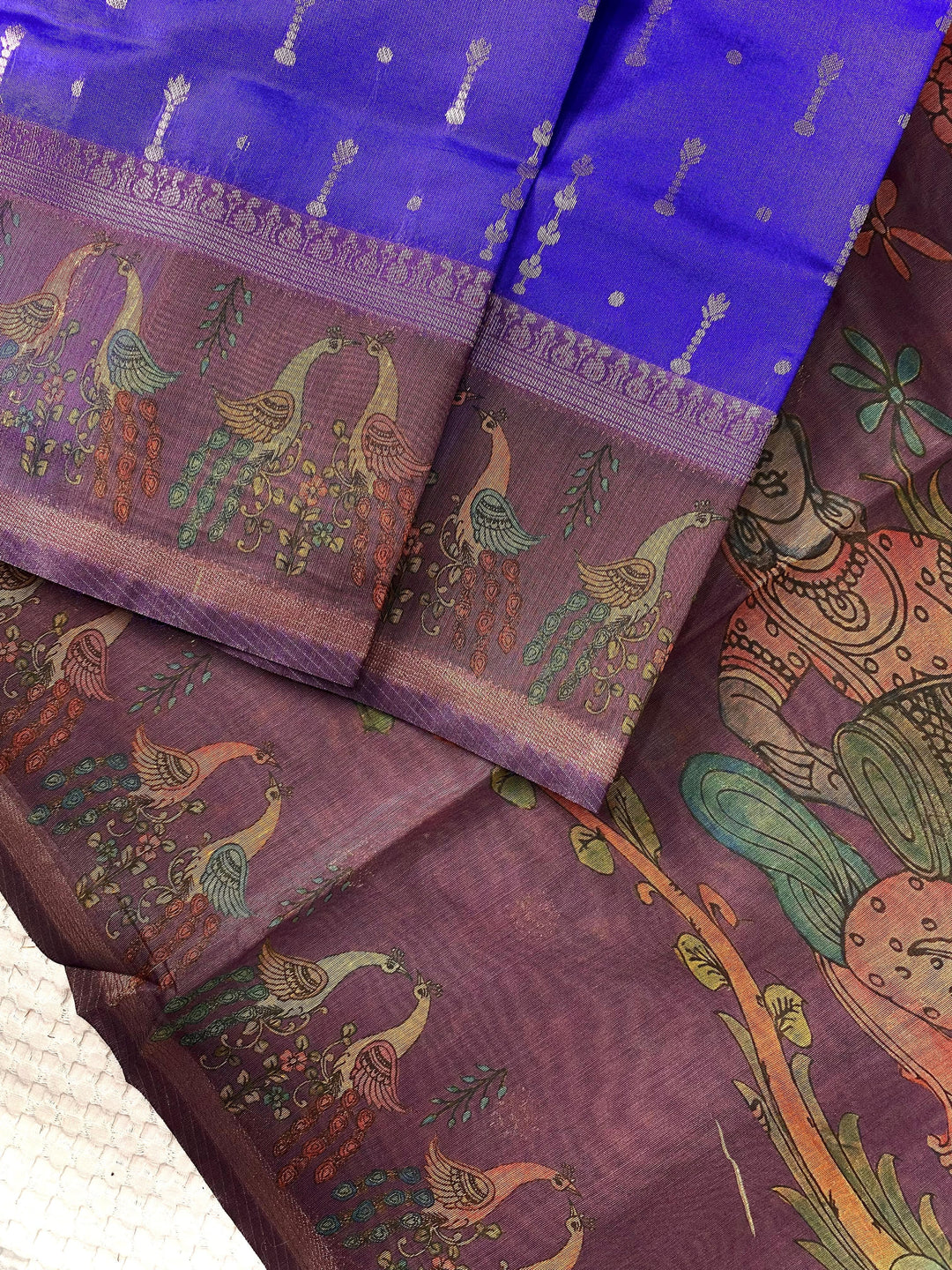 A River’s Path Chanderi Silk Saree