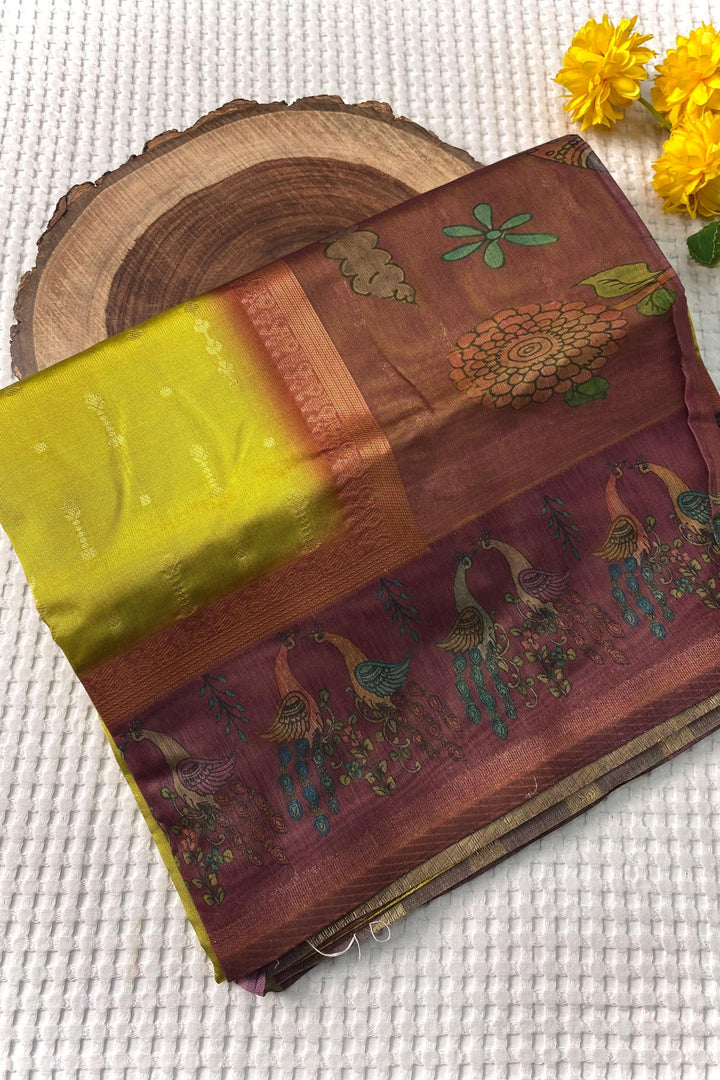 A River’s Path Chanderi Silk Saree