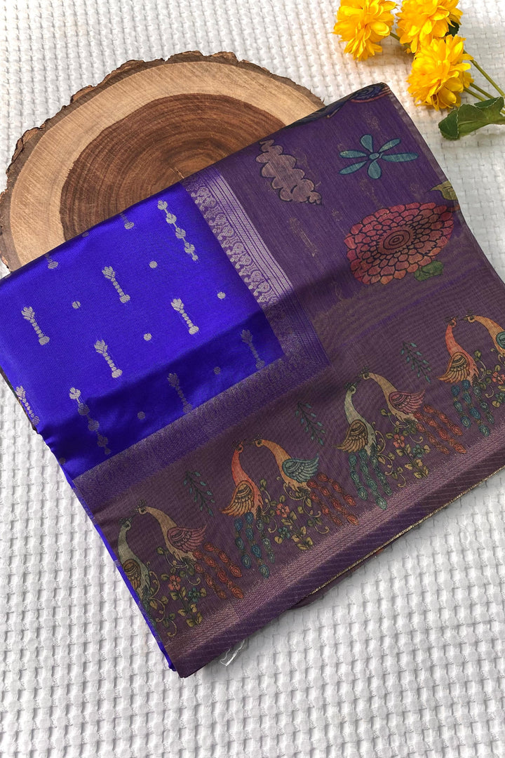 A River’s Path Chanderi Silk Saree