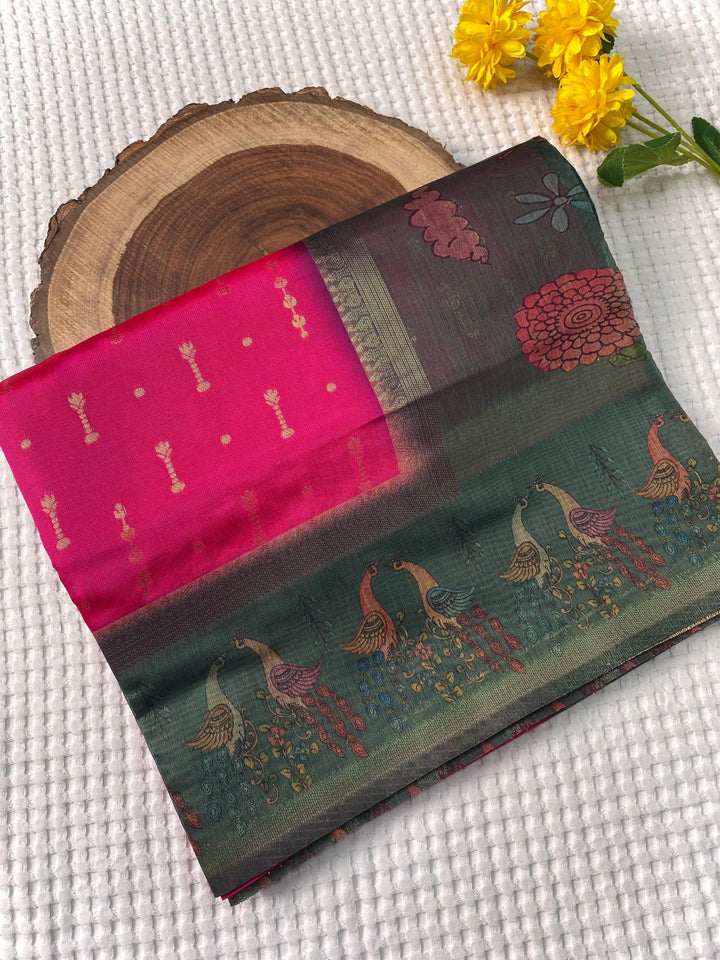 A River’s Path Chanderi Silk Saree