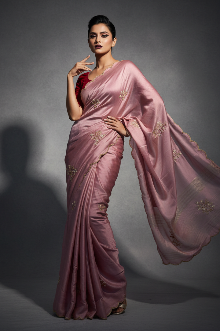 Nature’s Endless Flow Rangoli Silk Saree