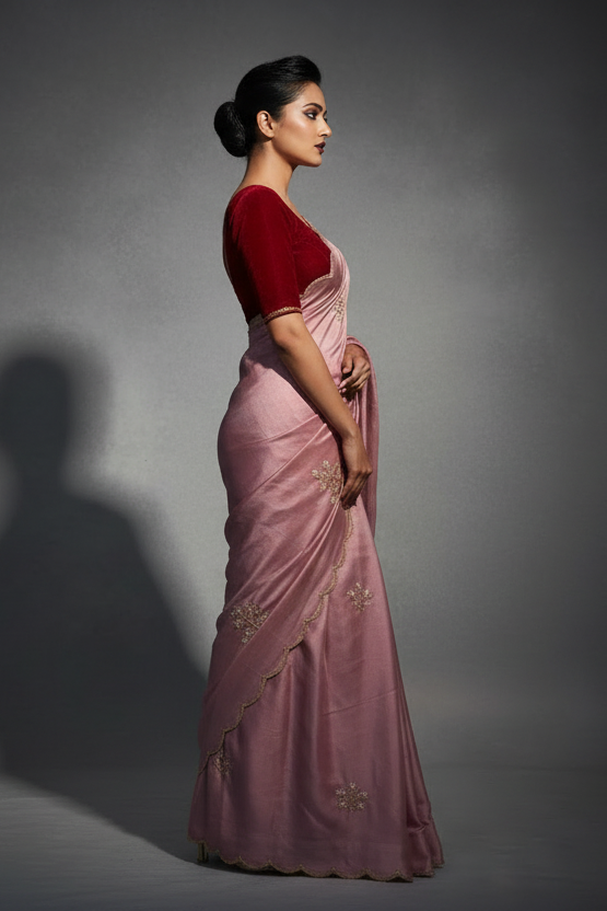 Nature’s Endless Flow Rangoli Silk Saree