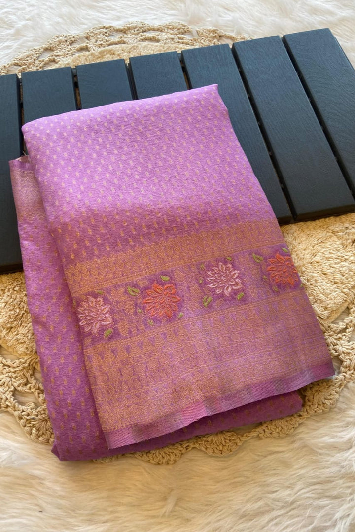 The art of living Khaddi Crepe Silk