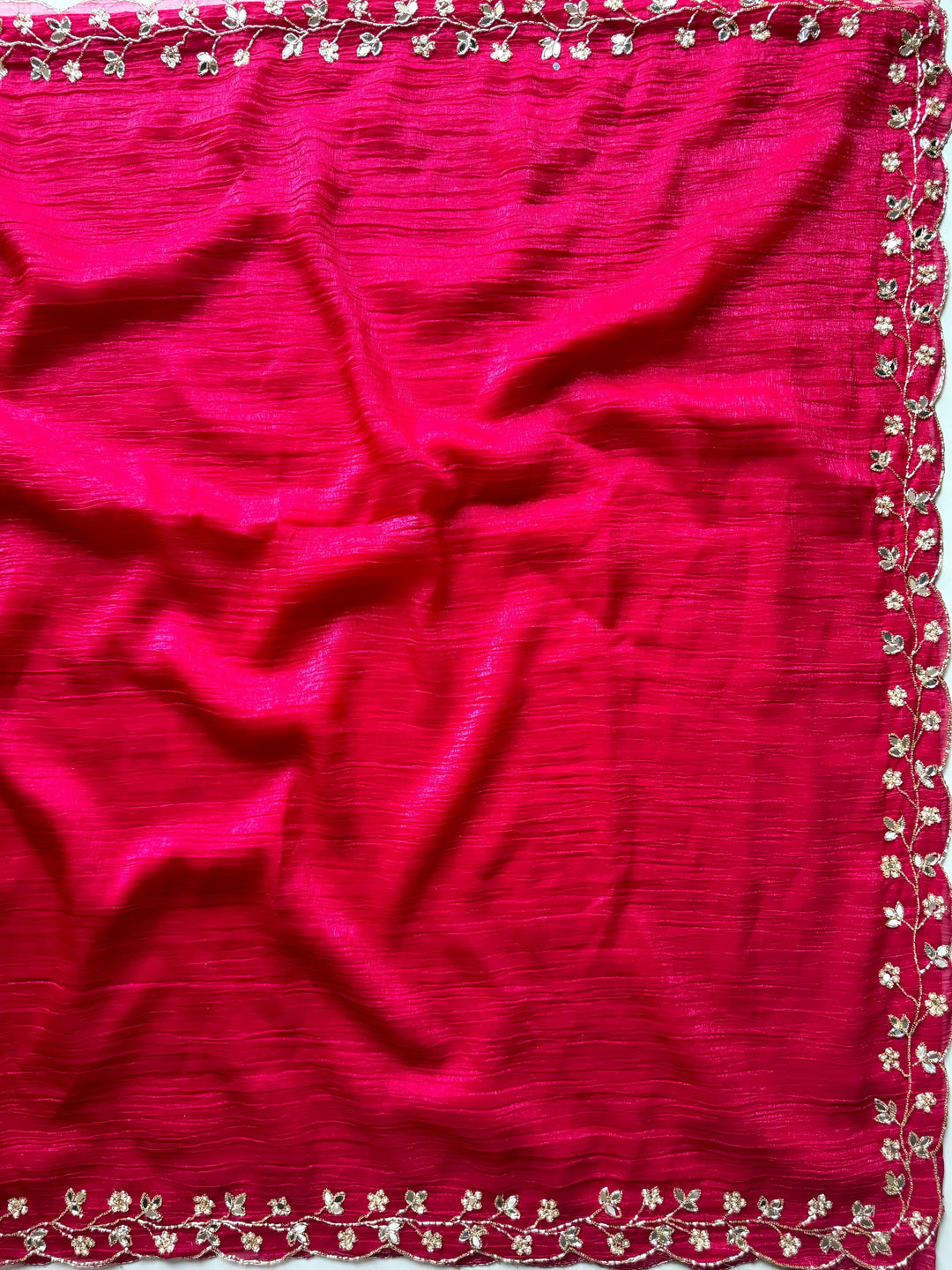 Present-Day Style Fancy Silk Saree