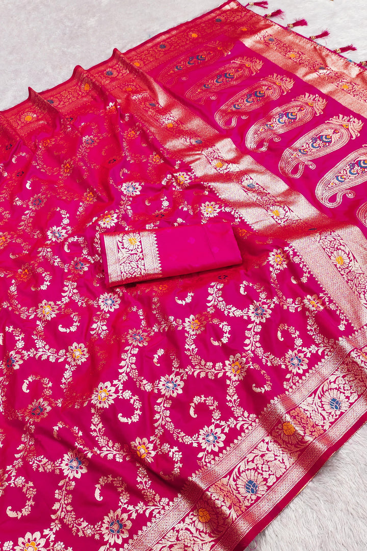 Love Shines Brighter Banarasi Silk Saree