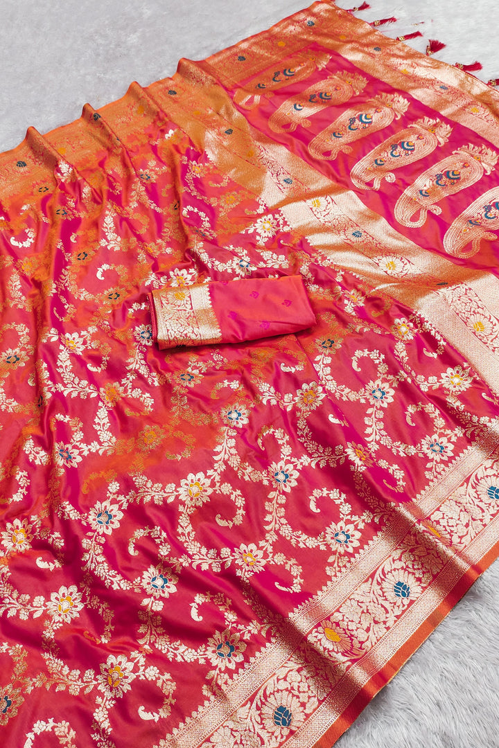 Love Shines Brighter Banarasi Silk Saree