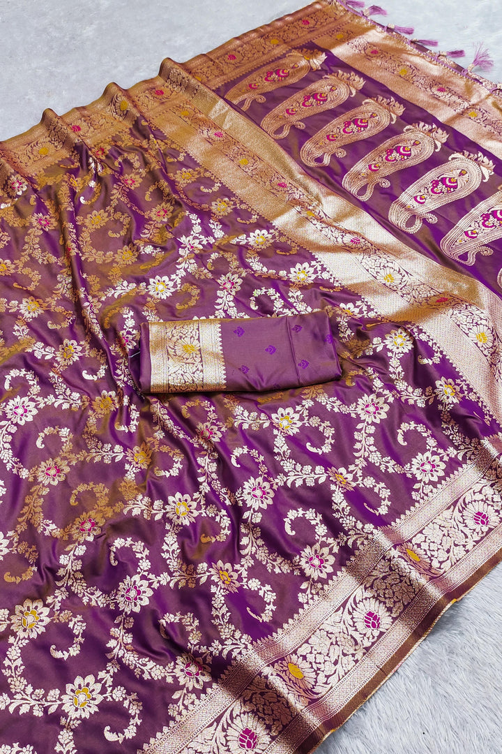 Love Shines Brighter Banarasi Silk Saree