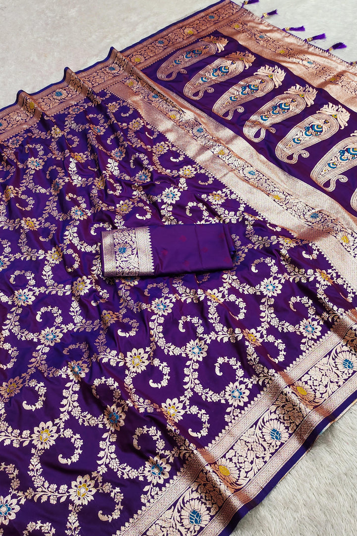 Love Shines Brighter Banarasi Silk Saree