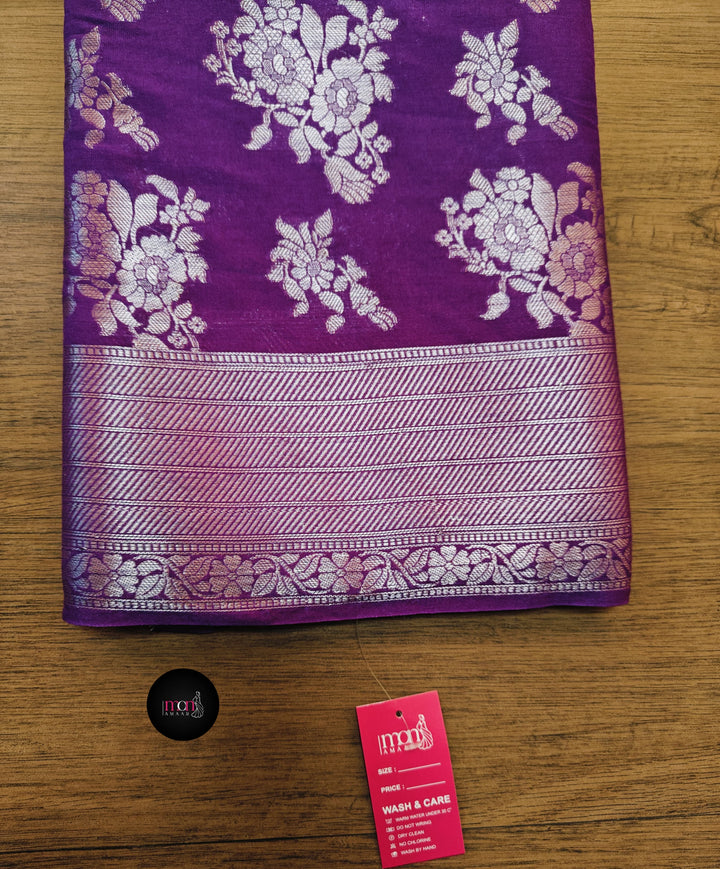 Soulful  Banarasi Georgette  Silk Saree