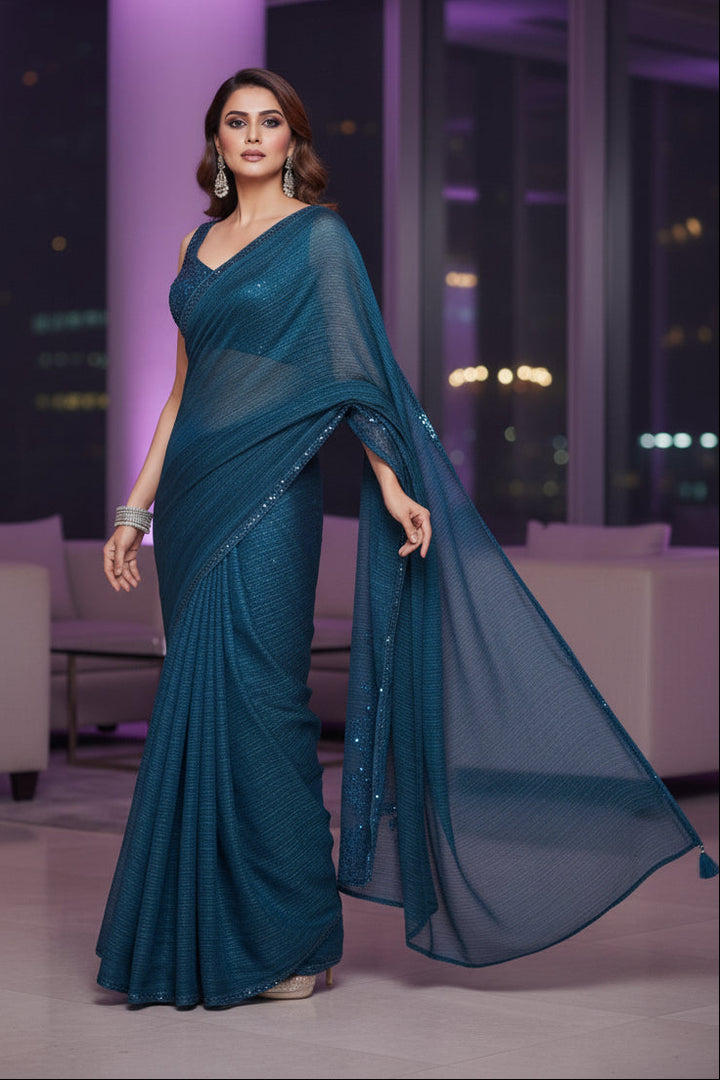 Rock The Party- Chiffon Saree