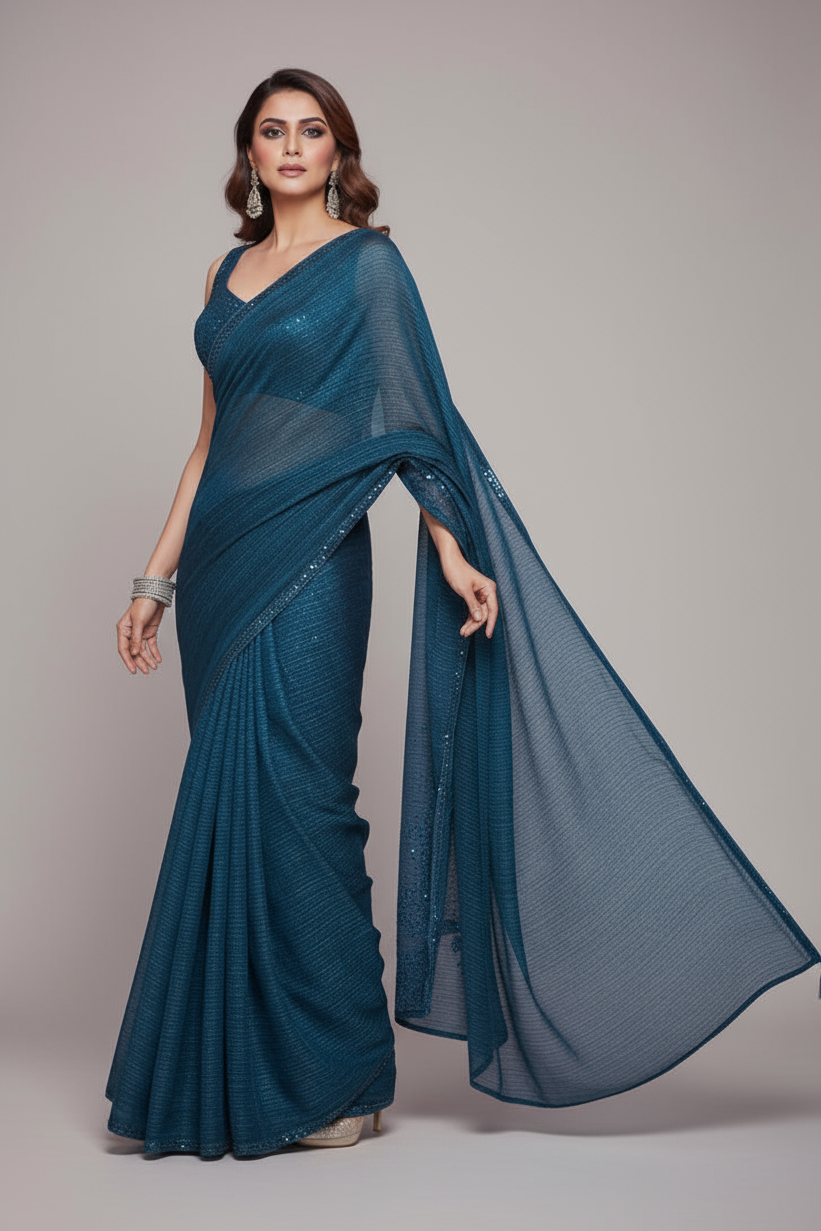 Rock The Party- Chiffon Saree
