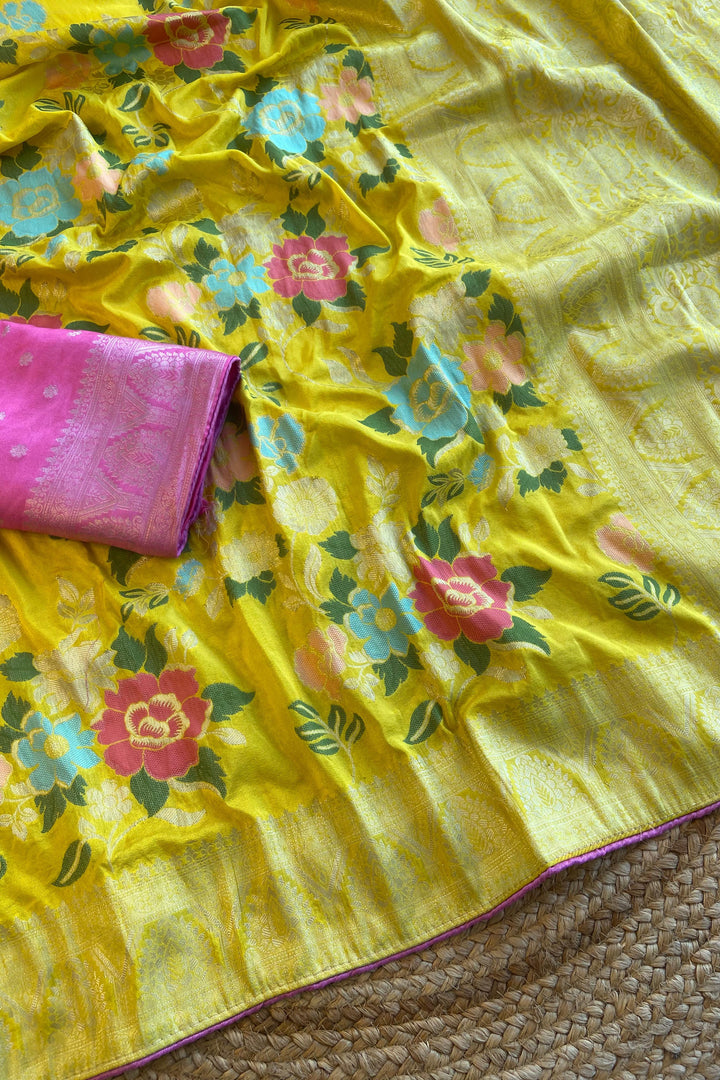 Refreshing My Soul khaddi Georgette Silk Saree