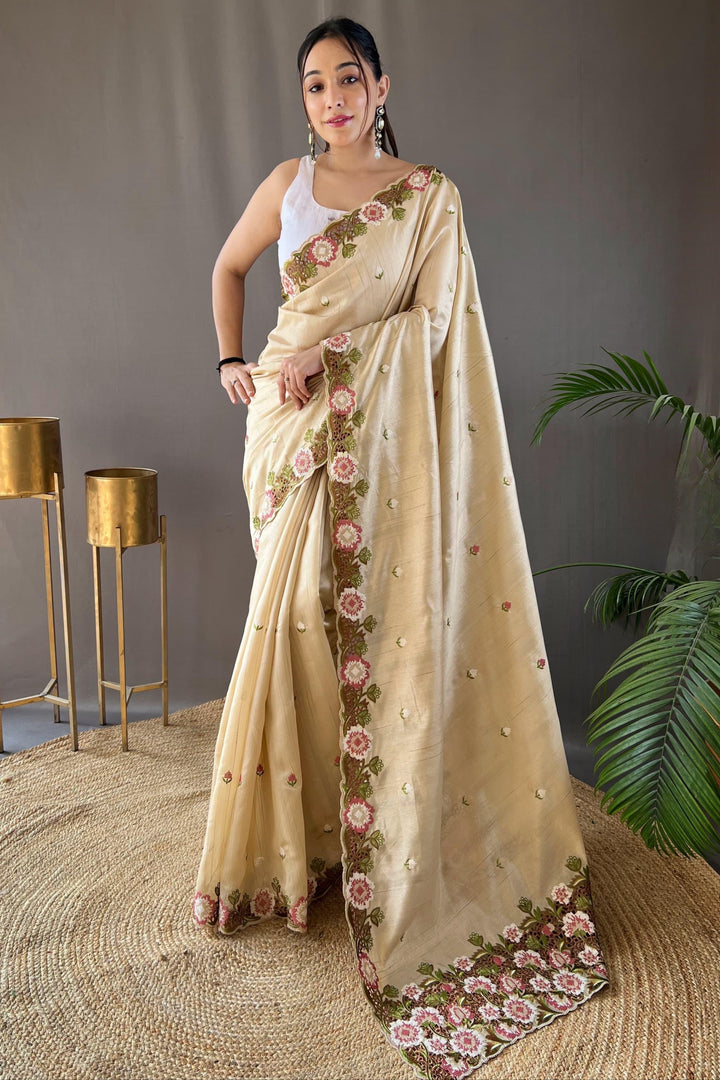 Sprinkle Of Vintage Fancy Matka Silk Saree