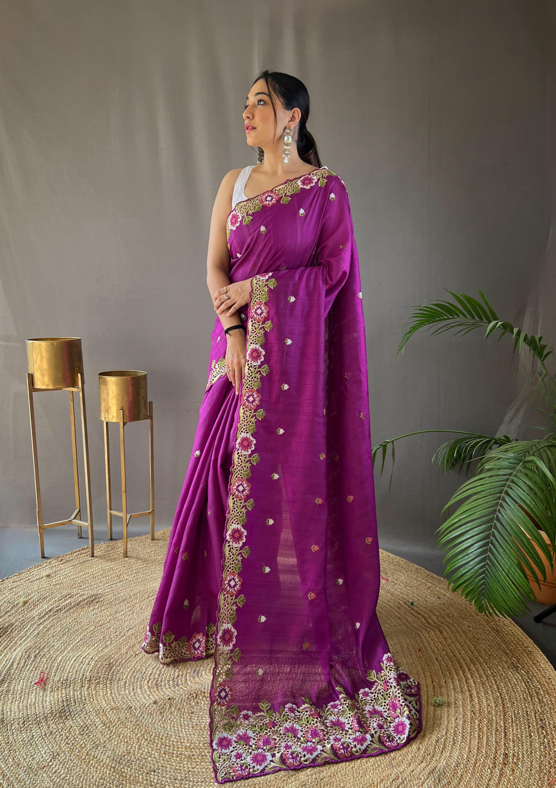 Sprinkle Of Vintage Fancy Matka Silk Saree