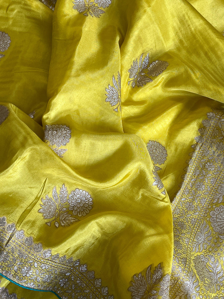 Define Dancing Banarasi Silk Saree