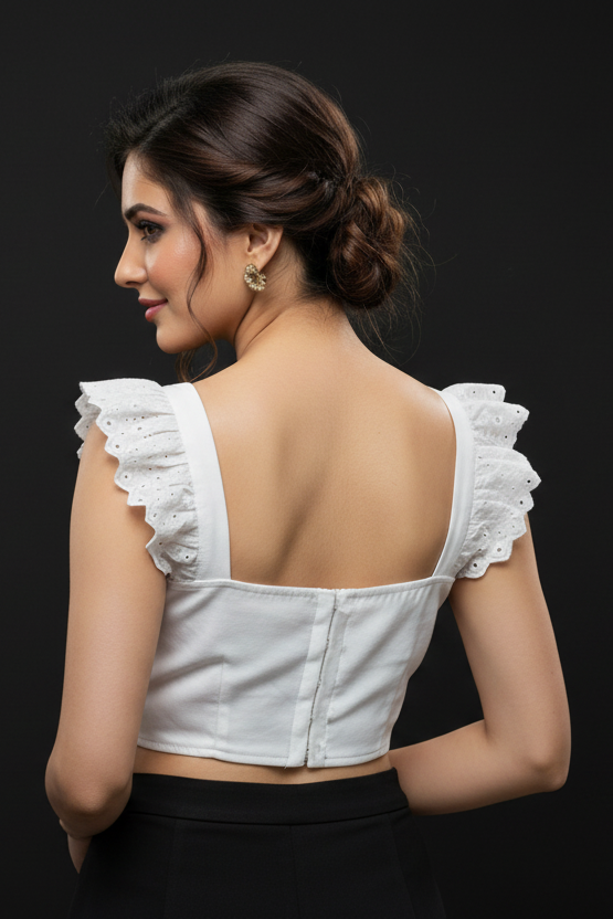 Celina  - Frill Designer Blouse