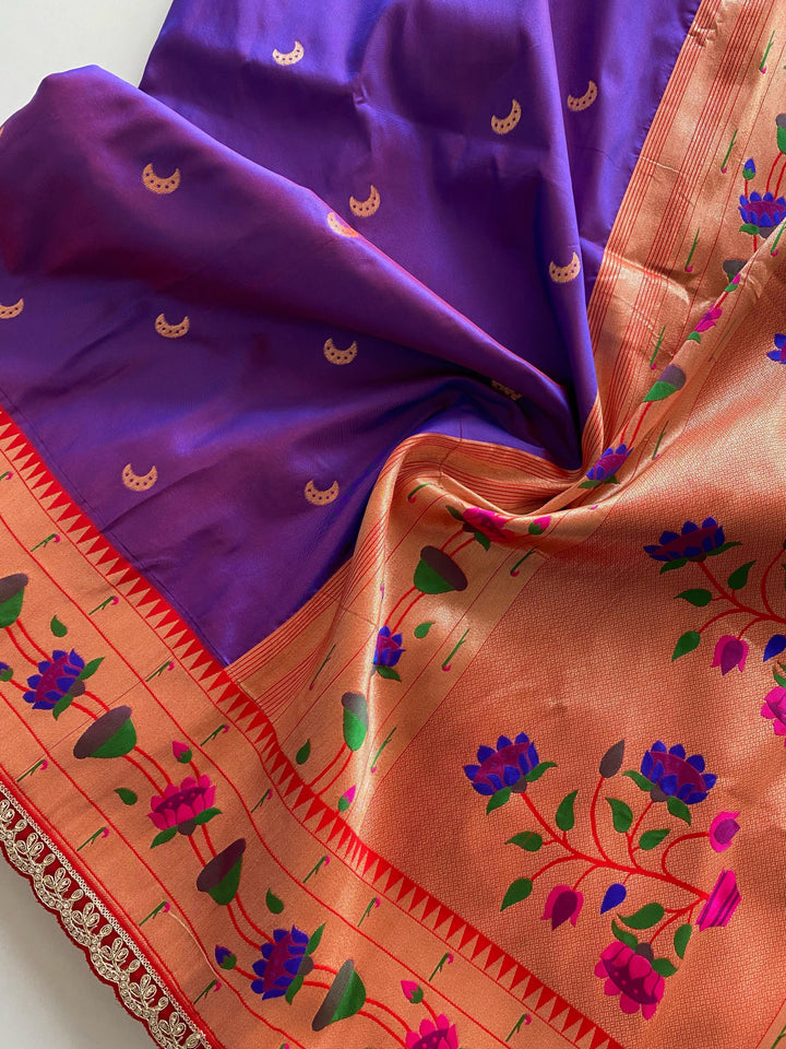 You Will Be In My Heart Paithani Silk Saree