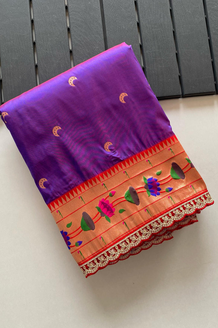 You Will Be In My Heart Paithani Silk Saree