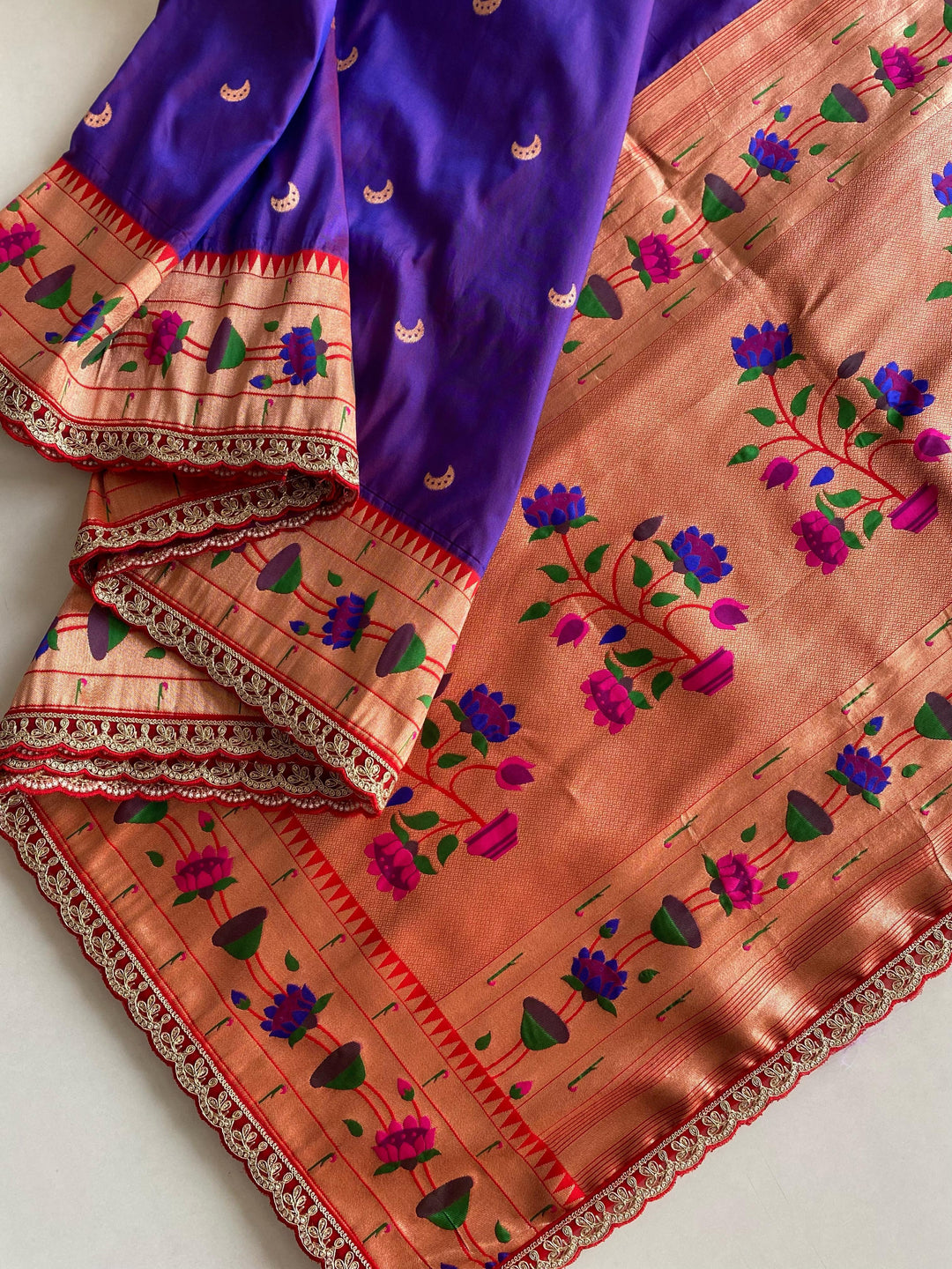 You Will Be In My Heart Paithani Silk Saree