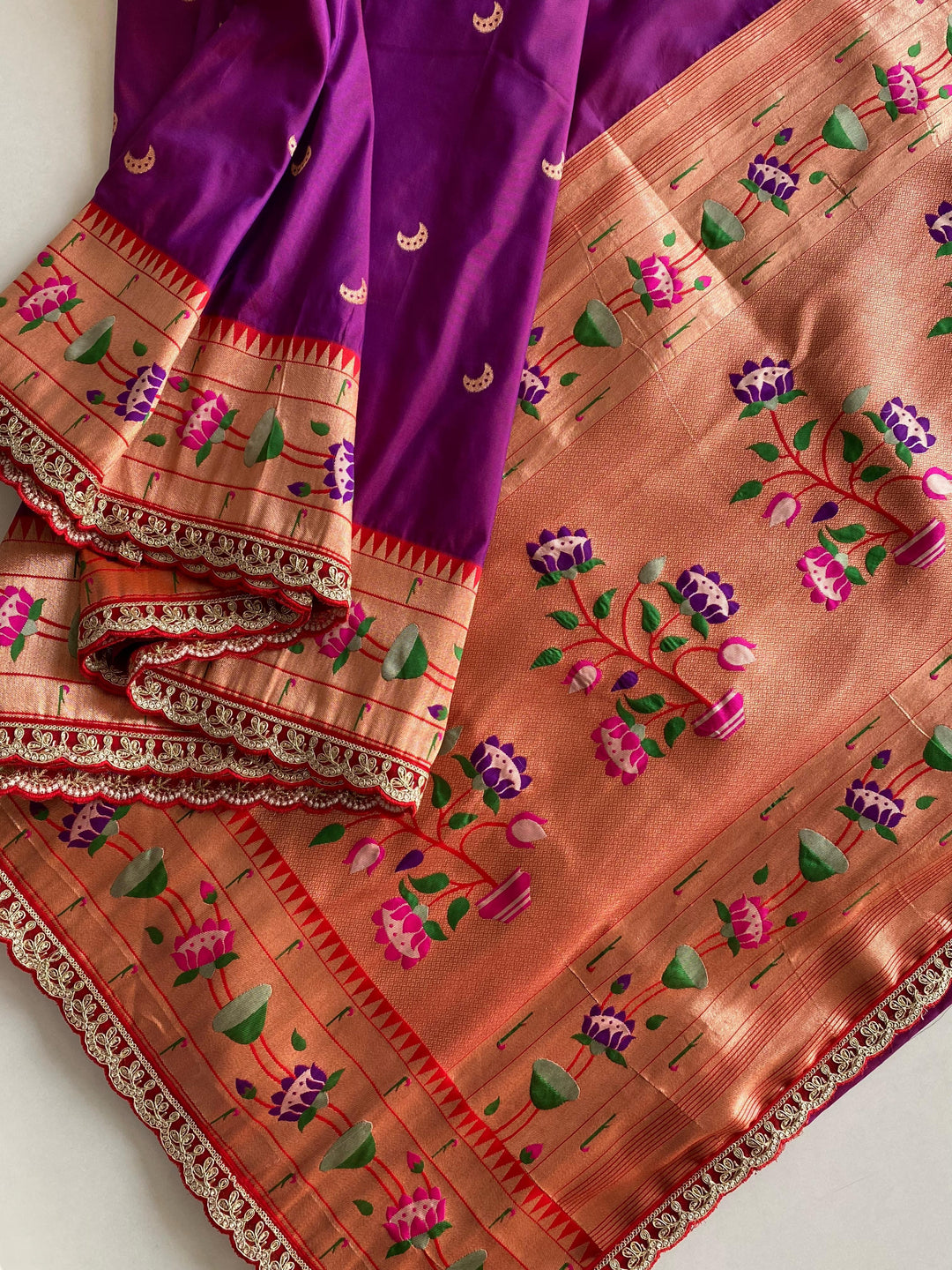 You Will Be In My Heart Paithani Silk Saree