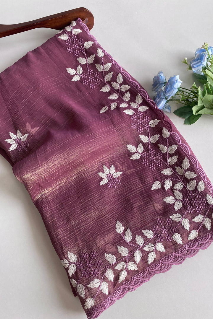 Majestic By Choice Crush Silk Saree