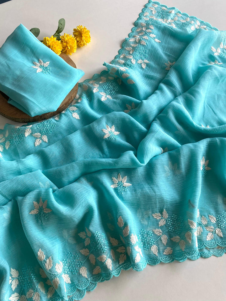 Majestic By Choice Crush Silk Saree