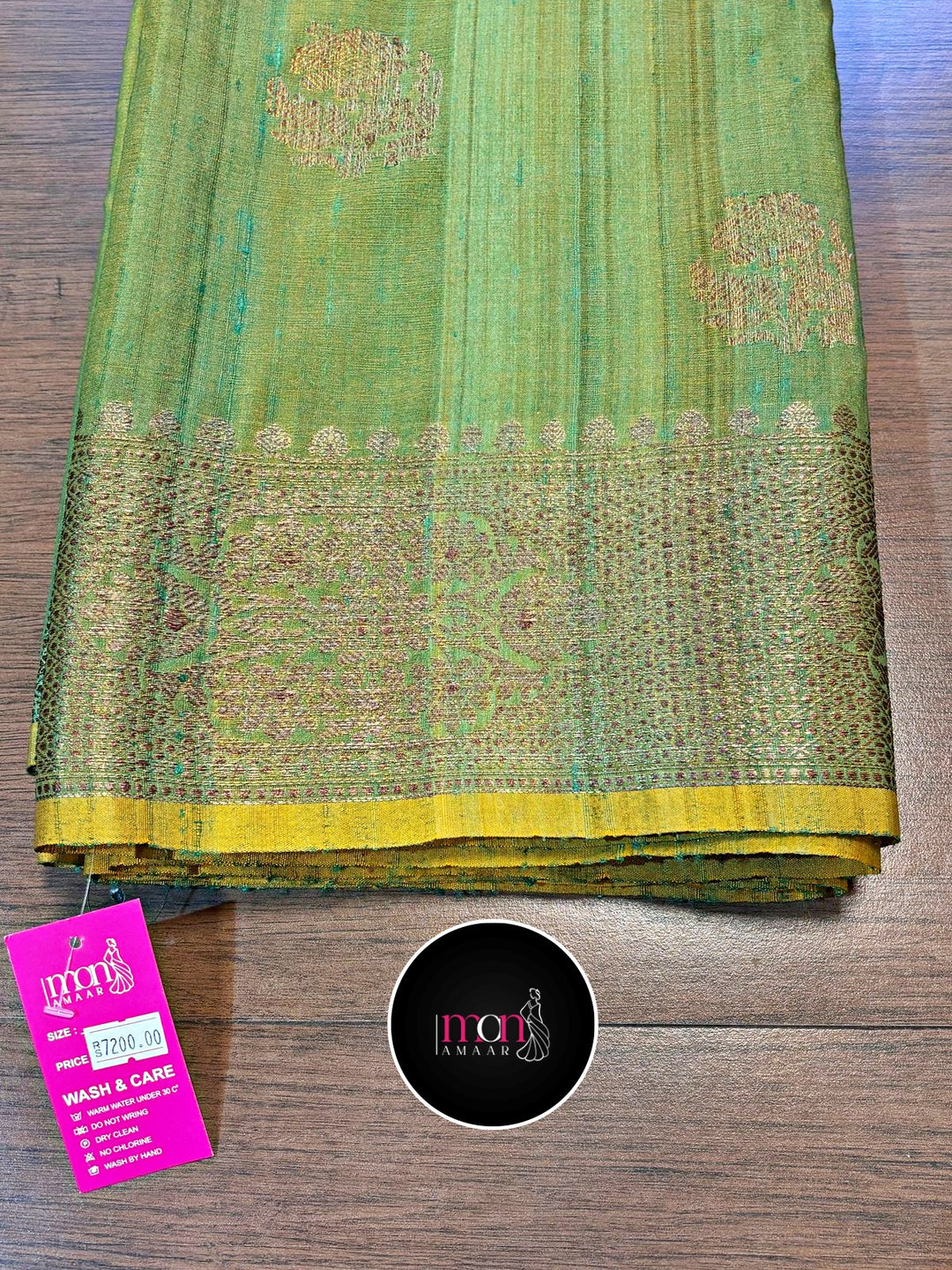 Saree of Splendor- Premium Handwoven Tussar Banarasi Saree