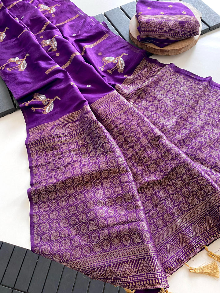 Sweet Caroline Crepe Silk Saree