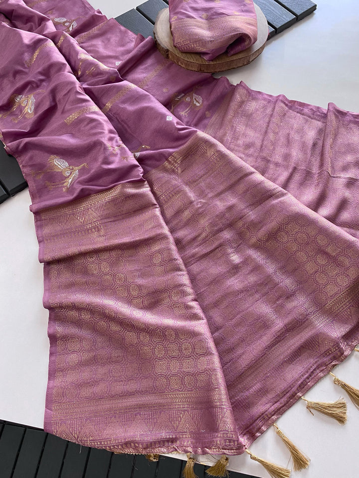 Sweet Caroline Crepe Silk Saree