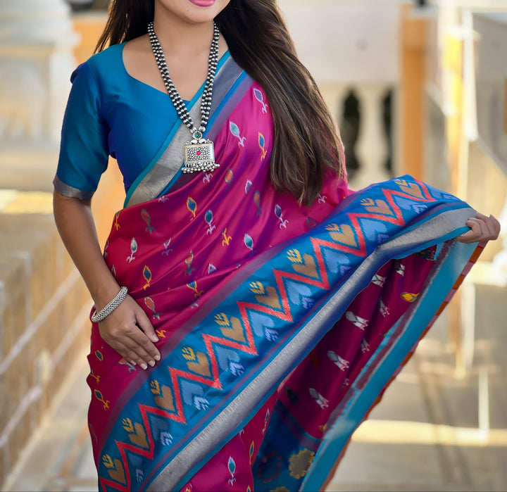 Patola Dreams -Ikkat Silk Saree