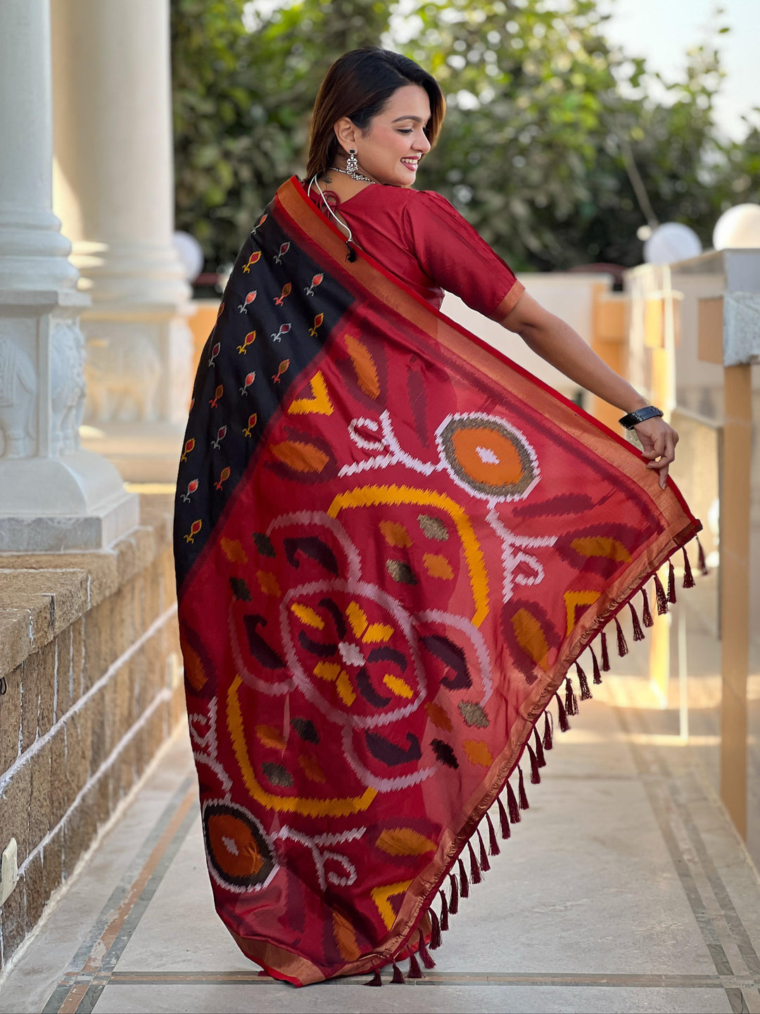 Patola Dreams -Ikkat Silk Saree