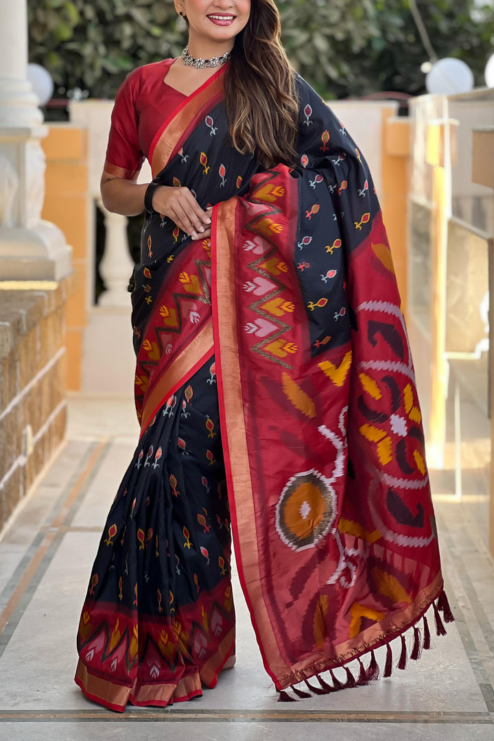 Patola Dreams -Ikkat Silk Saree